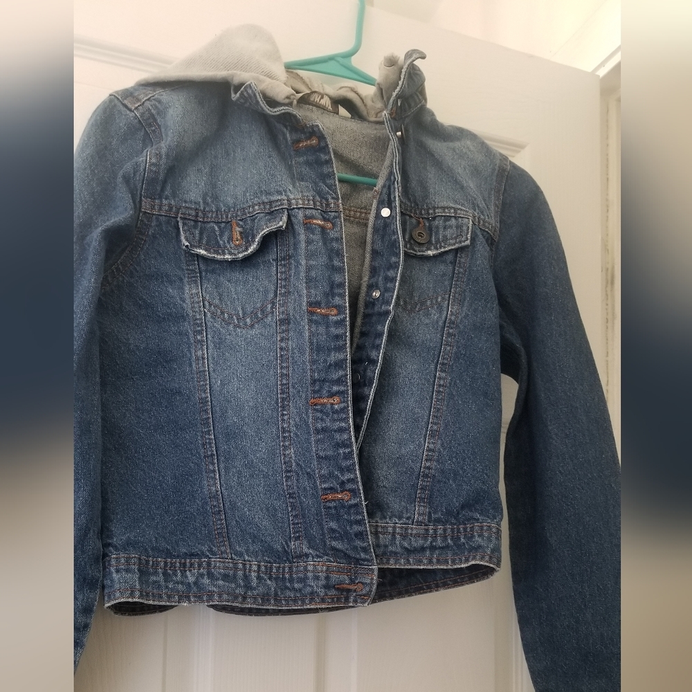 Womens Jean Jacket with Hood